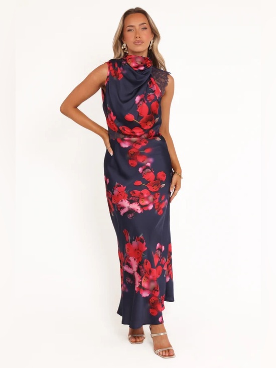 Petal & Pup Dresses & Skirts - Petal & Pup Anabelle Halter Neck Lace Maxi Dress XL B1886